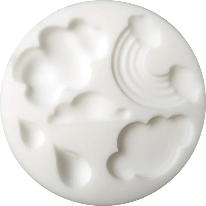 Cernit Silicone Mould Silikon Polimer Kil Kalıbı CLOUDS