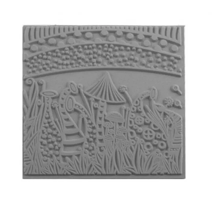 Cernit Texture Plate Silikon Polimer Kil Desen ve Doku Kalıbı 9x9 cm. NATURE