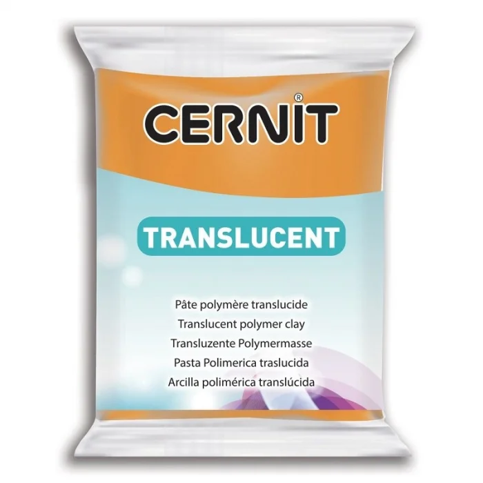 Cernit Translucent (Transparan) Polimer Kil 752 Orange