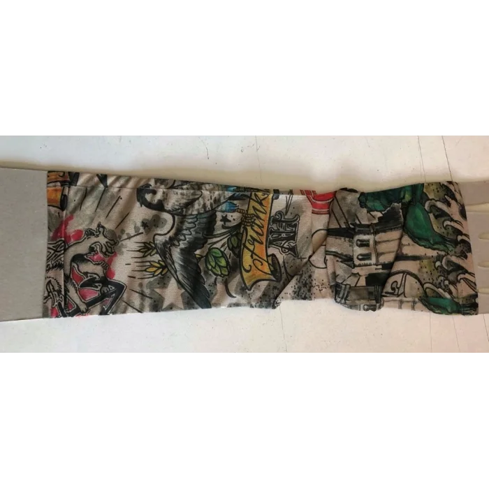 Çift Kol Giyilebilir Dövme Manzara Desenler Tattoo Sleeve