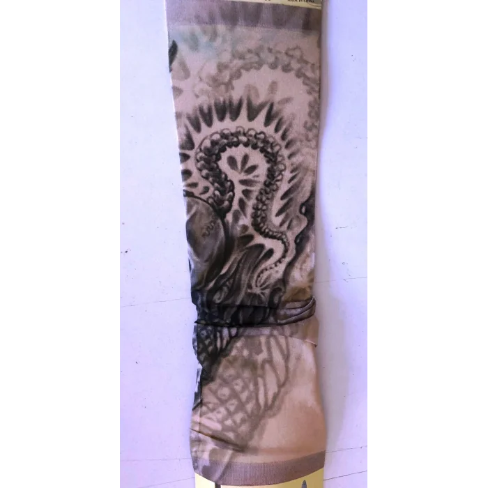 Çift Kol Giyilebilir Dövme Sarmal Desenler Tattoo Sleeve