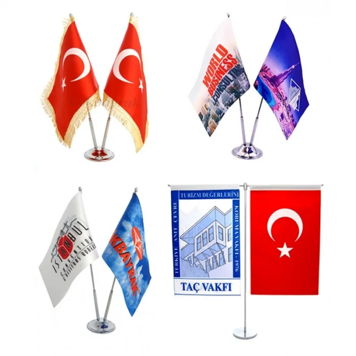 Çiftli Ofis Masa Bayrağı-Özel Baskı