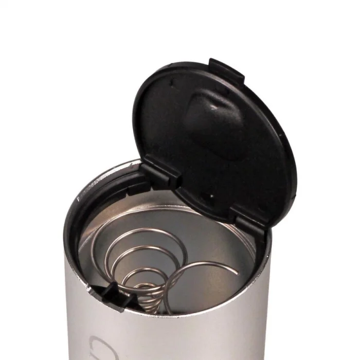 Cigar Aluminyum Araç Araba Puro Küllüğü Silver 9cm