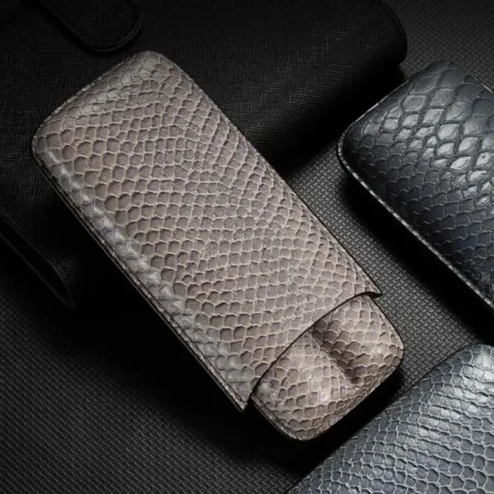CigarLoong Deri Puro Kılıfı 2li Croco Vizon 56Ring