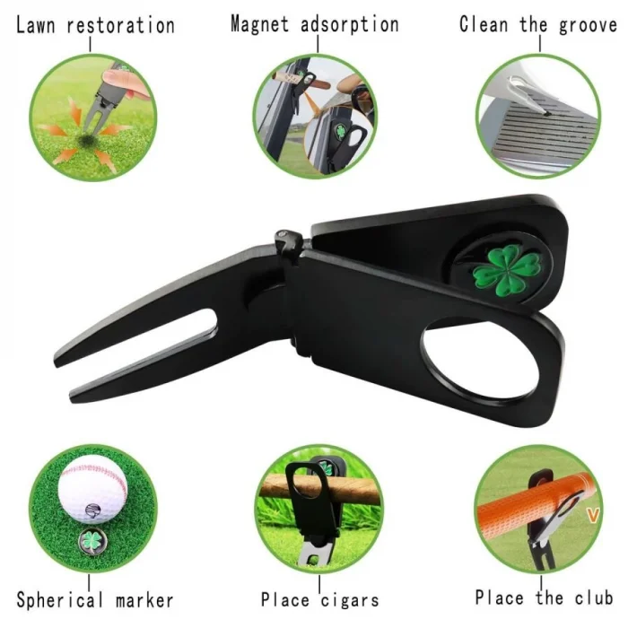 Cigarloong Golf Aluminyum Puro Standı Sehpası Siyah