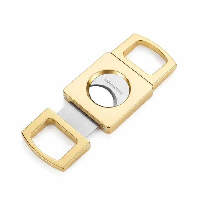 Cigarloong Kare Model Metal Puro Kesici Gold 60 Ring