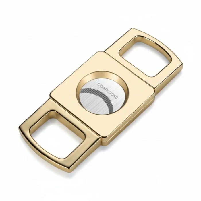 Cigarloong Kare Model Metal Puro Kesici Gold 60 Ring