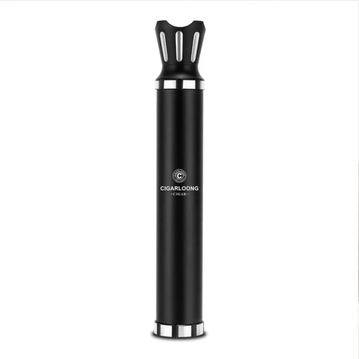Cigarloong Metal Puro Kılıfı Delicili Sehpalı Tekli Siyah 60 Ring