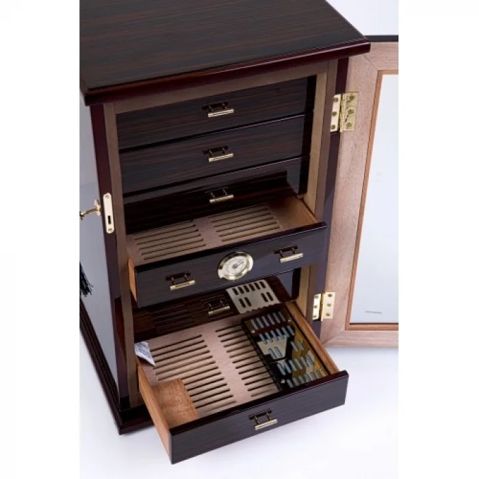 Cohiba 7 Çekmeceli Humidor Puro Saklama Kutusu PHUM0185 - Parmida