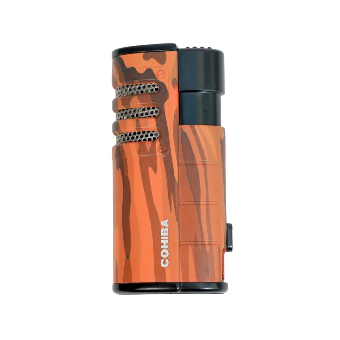 Cohiba Ahşap Üç Torch Puro Çakmak CCM0825 - Parmida