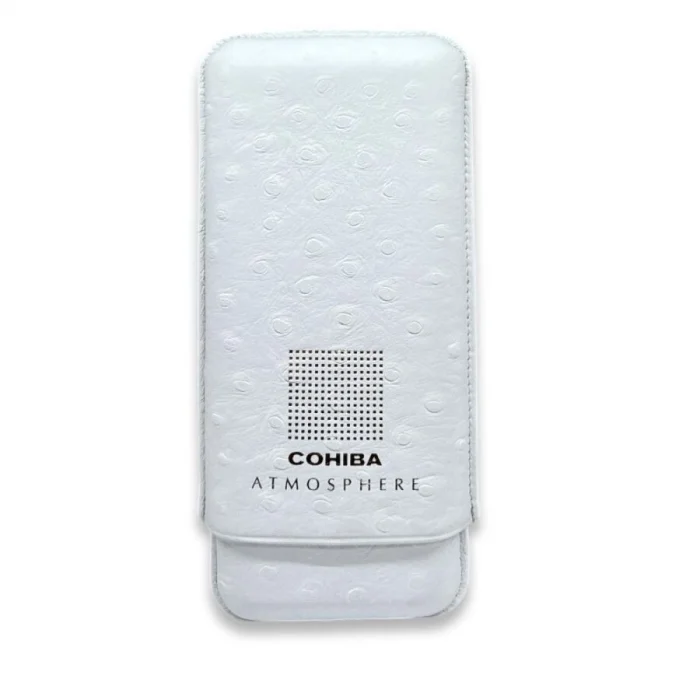 Cohiba Atmosphere Deri Puro Kılıfı 3lü Beyaz (64Ring)