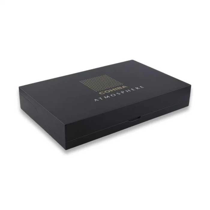 Cohiba Atmosphere Mat Siyah Humidor Puro Kutusu 25s