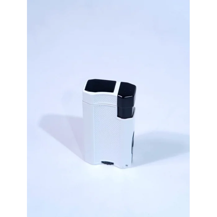 Cohiba Delicilli Çift Torch Jet Alevli Çakmak Beyaz Renk CCM0701 - Parmida