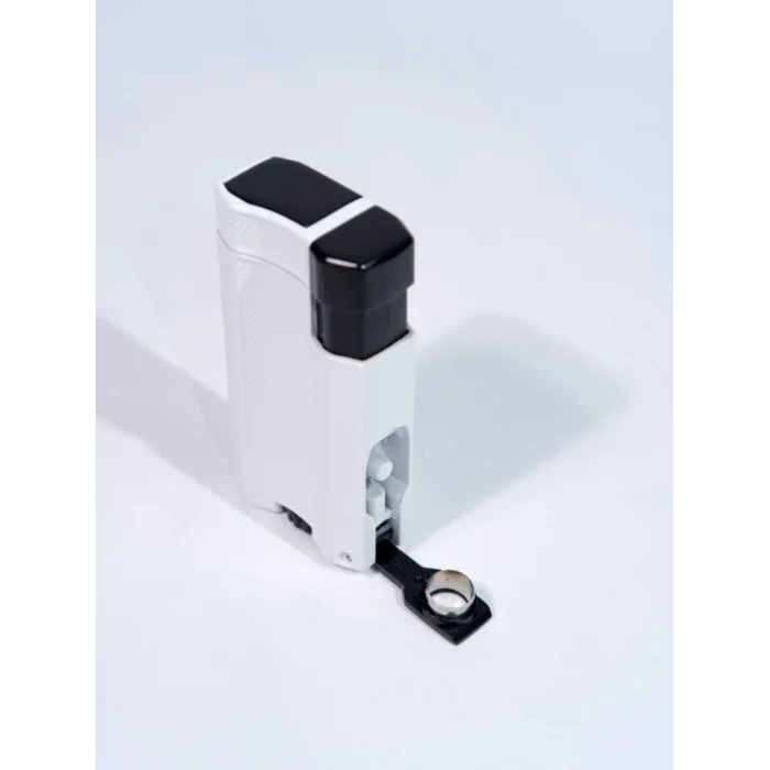 Cohiba Delicilli Çift Torch Jet Alevli Çakmak Beyaz Renk CCM0701 - Parmida