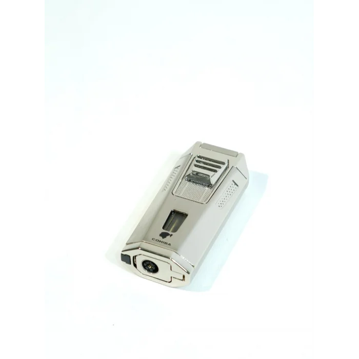 Cohiba Gümüş Çift Torch Puro Çakmak CCM0899 - Parmida