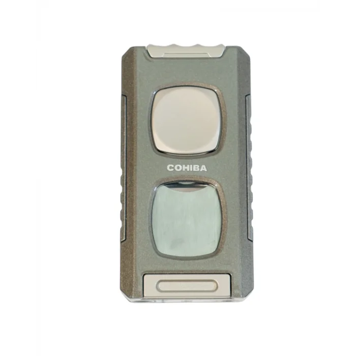 Cohiba Gunmetal Çift Torch Full Fonksiyonlu Puro Çakmak CCM0802 - Parmida