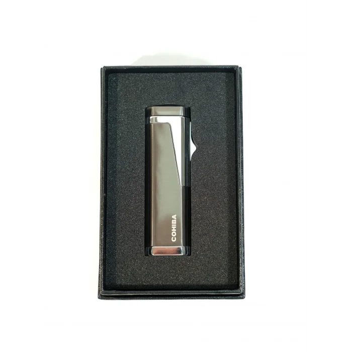 Cohiba Gunmetal Delicili 3 Torch Çakmak CCM0890 - Parmida