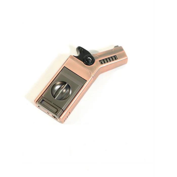 Cohiba Rose Gold 3 Fonksiyonlu Tek Torch Puro Çakmak CCM0805 - Parmida