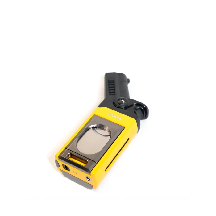 Cohiba Sarı 3 Fonksiyonlu Tek Torch Puro Çakmak CCM0803 - Parmida