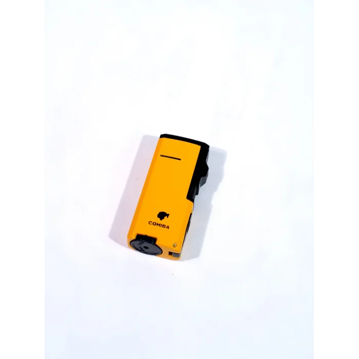 Cohiba Sarı 3 Torch Delicili Jet Alev Puro Çakmak CCM0750 - Parmida