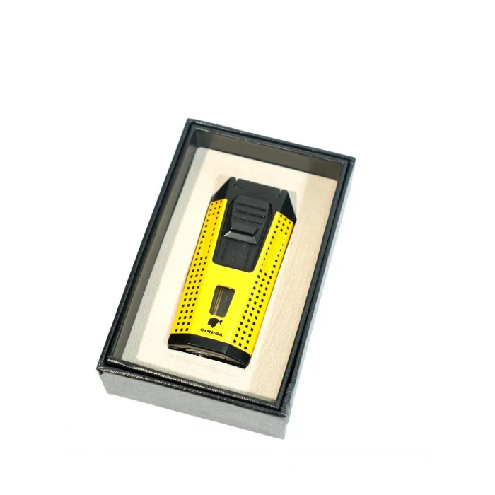 Cohiba Sarı Çift Torch Puro Çakmak CCM0896 - Parmida