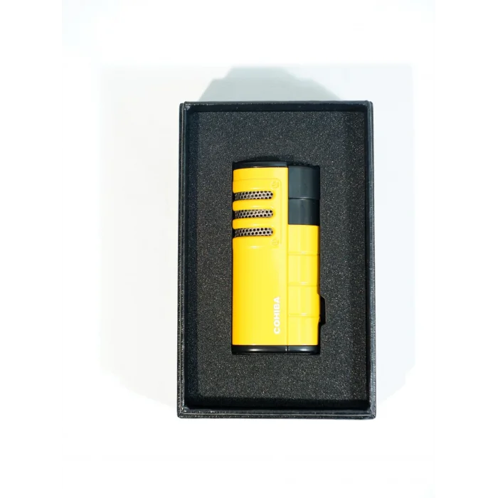 Cohiba Sarı Üç Torch Puro Çakmak CCM0824 - Parmida