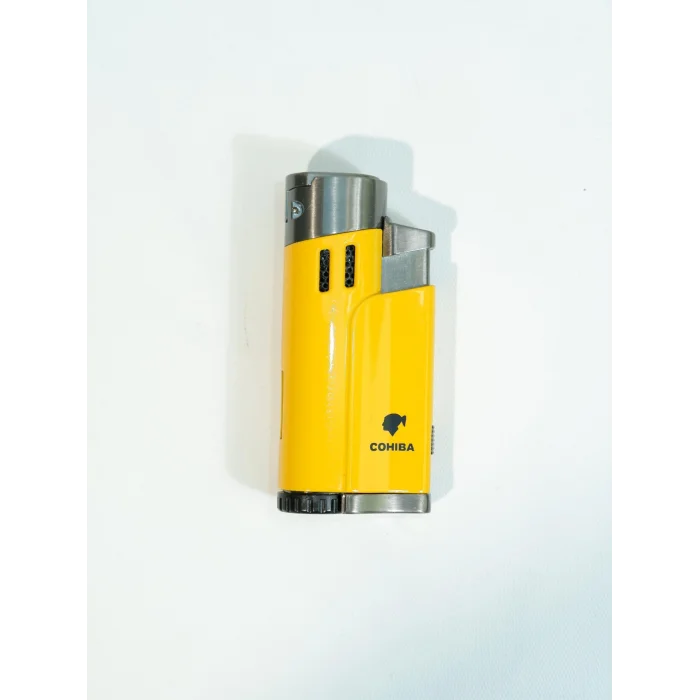 Cohiba Sarı Üç Torch Puro Çakmak CCM0858 - Parmida