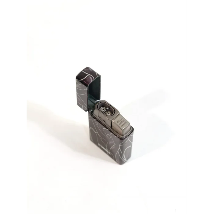 Cohiba Siyah Desenli Çift Torch Puro Çakmak CCM0852 - Parmida