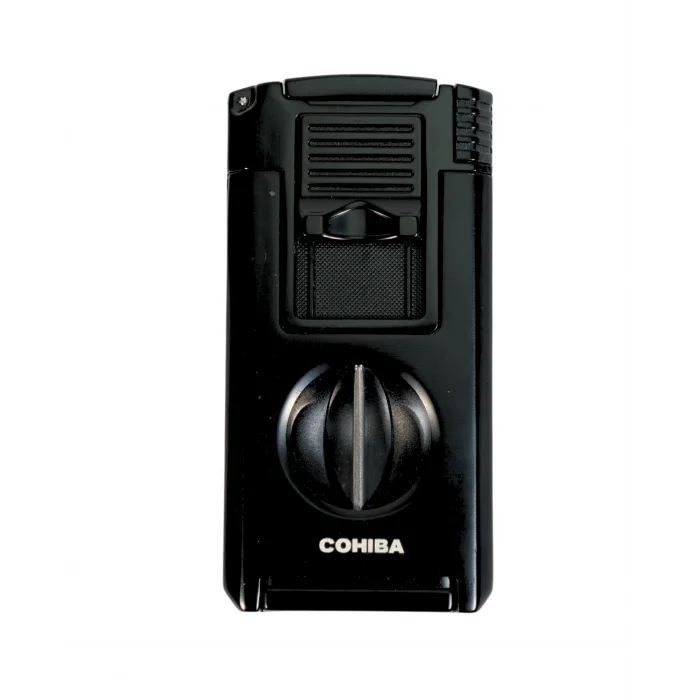 Cohiba Siyah Dört Fonksiyonlu Çift Torch Puro Çakmak CCM0841 - Parmida