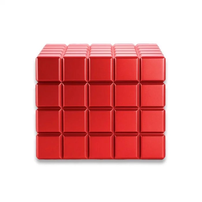 Colibri Cube Heritage Humidor Puro Kutusu Kırmızı 70s