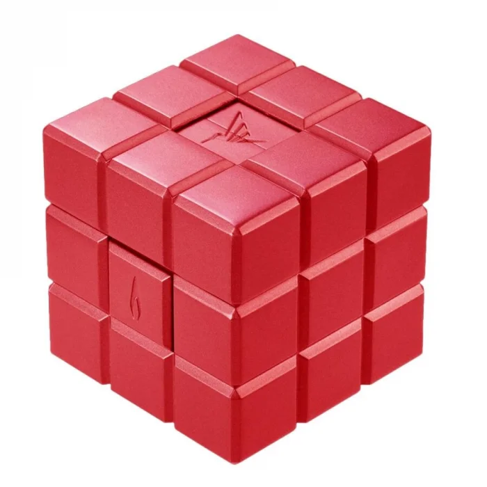 Colibri Cube Masa Çakmağı 2 Alev Kırmızı LI125T2