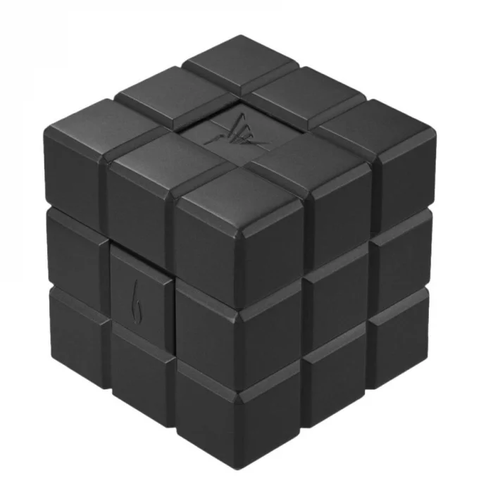 Colibri Cube Masa Çakmağı 2 Alev Siyah LI125T1