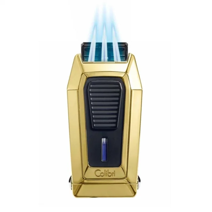 Colibri Gotham 3 Jet Alev Puro Çakmağı V-Cut Gold LI970C6