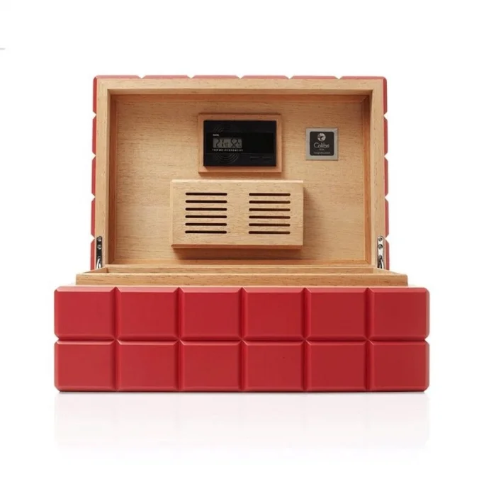 Colibri Heritage Humidor Puro Kutusu HU500T2 Mat Kırmızı 125s