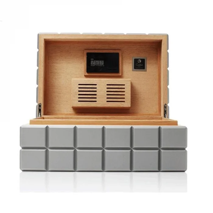 Colibri Heritage Humidor Puro Kutusu HU500T3 Mat Grey 125s