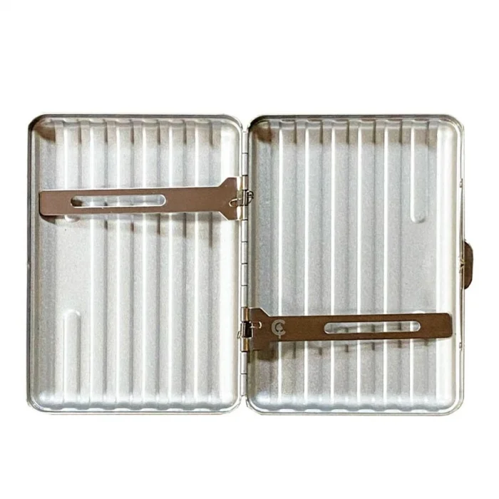 Cool Bavul Desen Metal Kısa Sgara Tabakası 12li Satin Krom