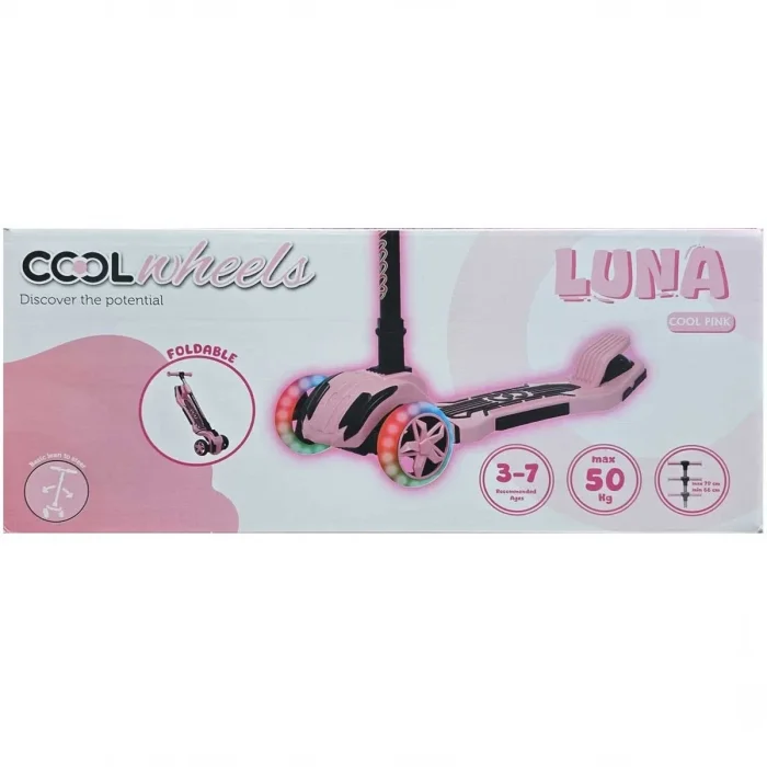 Cool Wheels Luna Scooter Pembe