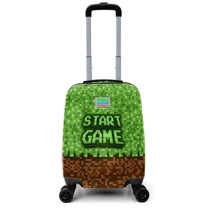 Coral High Minecraft Desenli Valiz