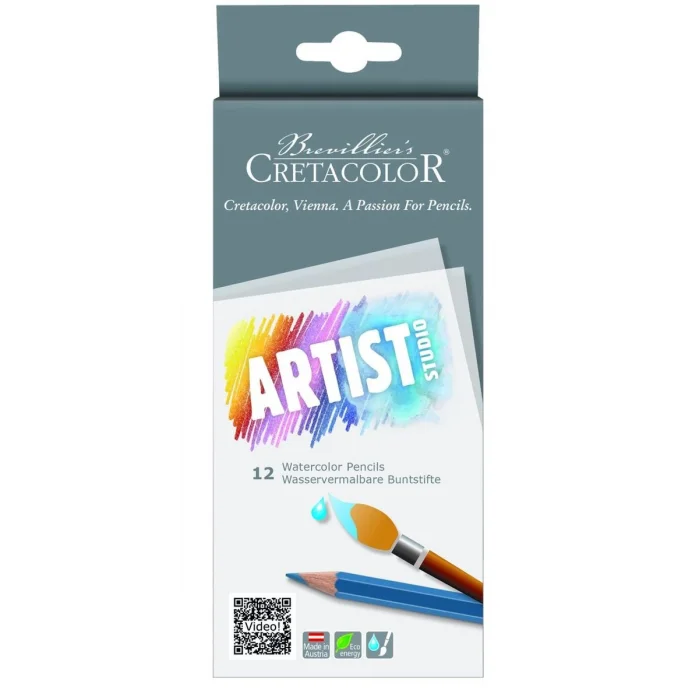 Cretacolor Artist Studio Watercolor Pencils Sulandırılabilir Boya Kalemi Seti 12 Renk