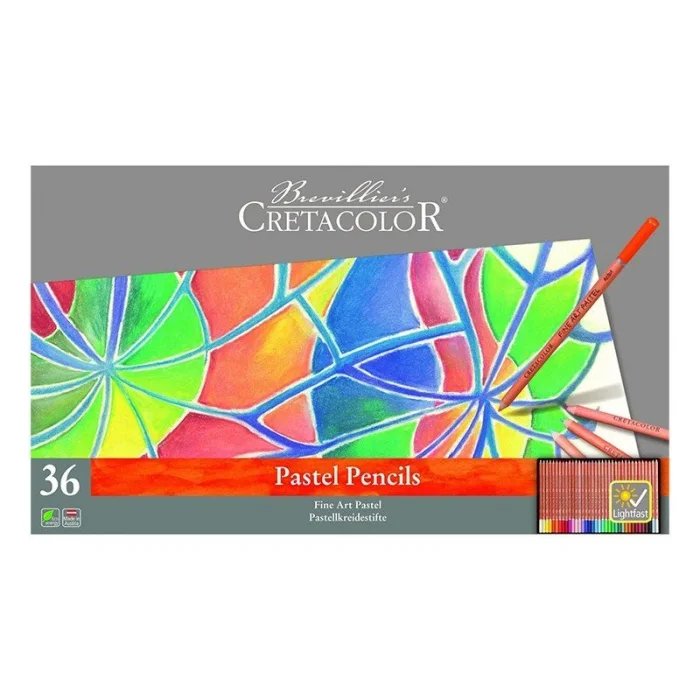 Cretacolor Fine Art Pastel Boya Kalemi Seti 36 Renk Metal Kutu