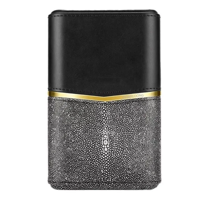 Croco Desenli Sedirli Deri Puro Kılıfı 4lü Grey 58Ring