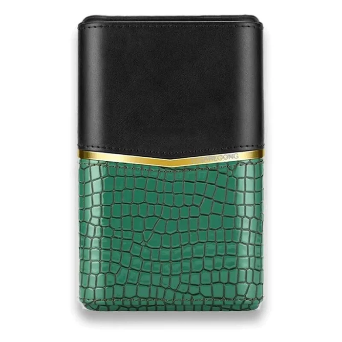 Croco Desenli Sedirli Deri Puro Kılıfı 4lü Yeşil 58Ring
