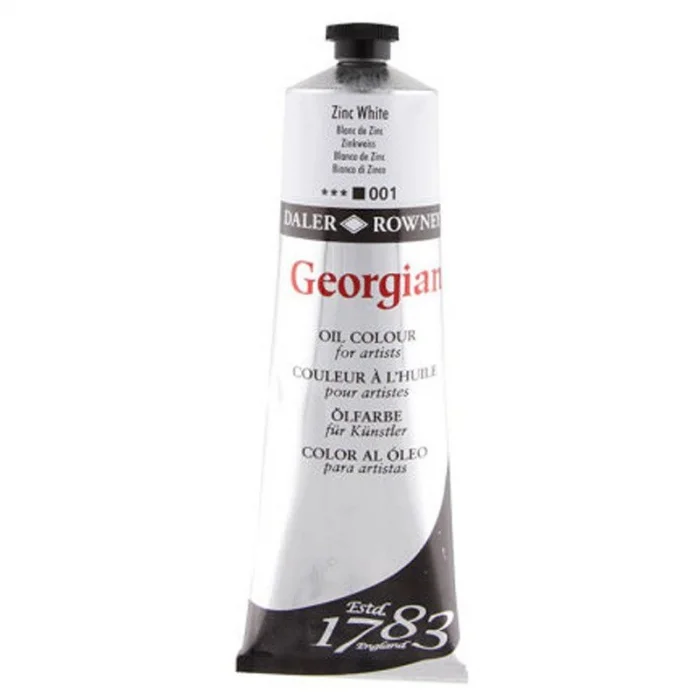 Daler Rowney Georgian Yağlı Boya 225 ml 001 Zinc White