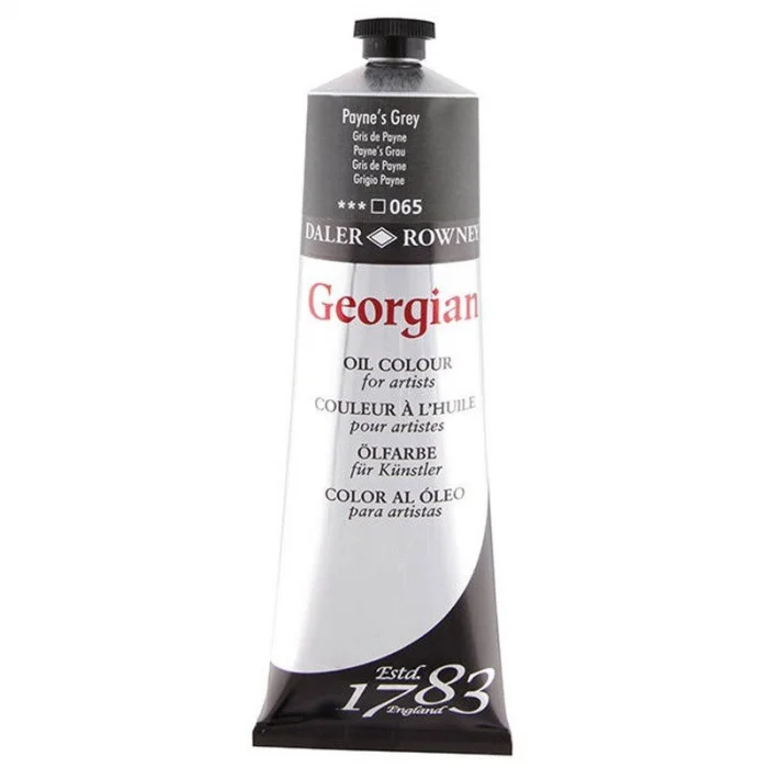 Daler Rowney Georgian Yağlı Boya 225 ml 065 Paynes Grey
