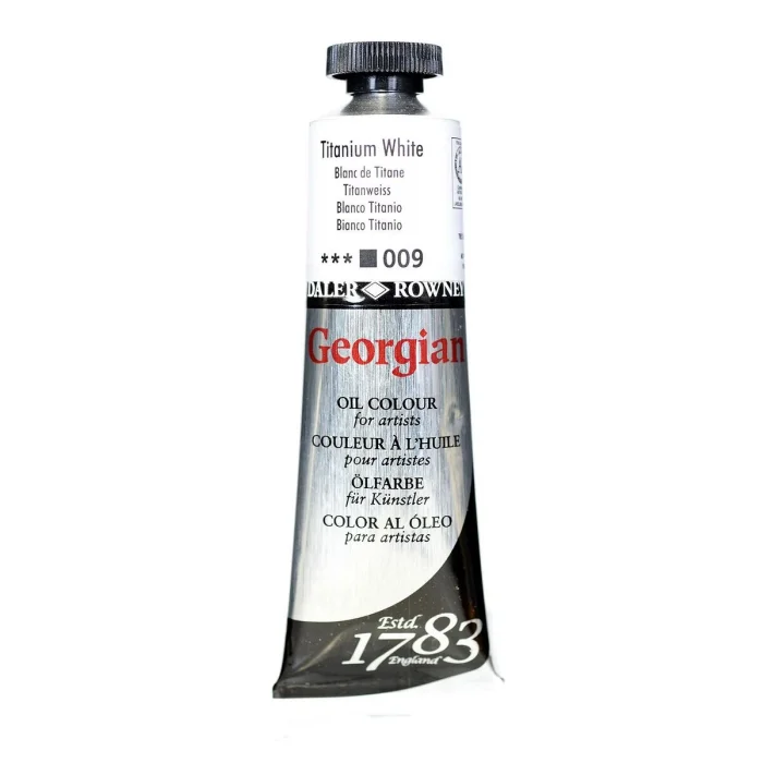 Daler Rowney Georgian Yağlı Boya 38 ml 009 Titanium White