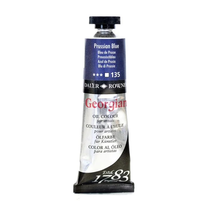 Daler Rowney Georgian Yağlı Boya 38 ml 135 Prussian Blue