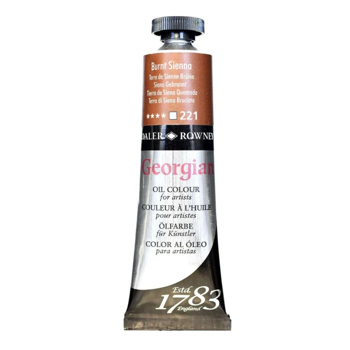 Daler Rowney Georgian Yağlı Boya 38 ml 221 Burnt Sienna