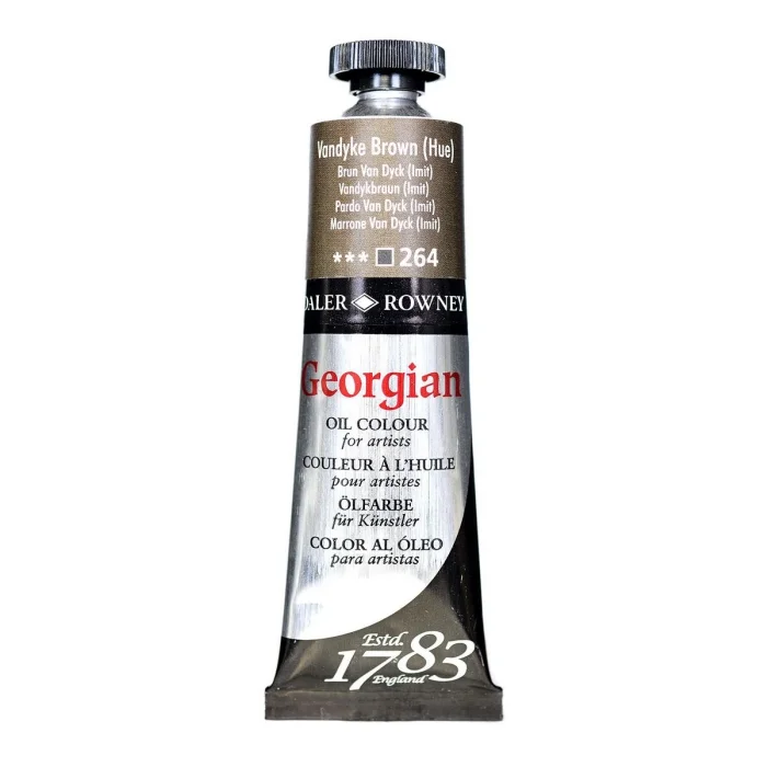 Daler Rowney Georgian Yağlı Boya 38 ml 264 Vandyke Brown Hue
