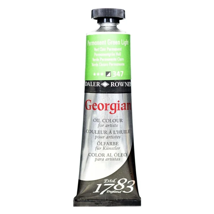 Daler Rowney Georgian Yağlı Boya 38 ml 347 Permanent Light Green
