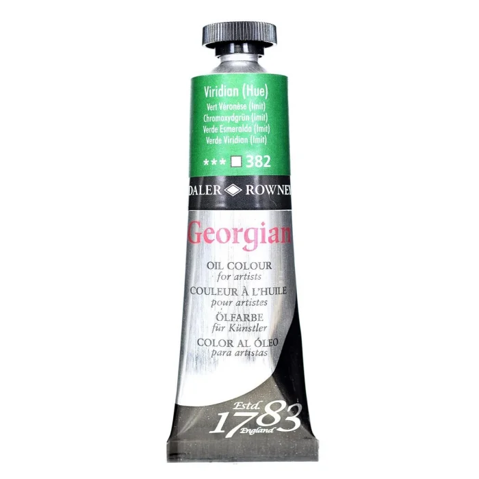 Daler Rowney Georgian Yağlı Boya 38 ml 382 Viridian Green Hue